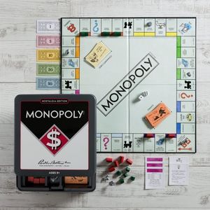 Brand New Monopoly Nostalgia Edition in Tin Box